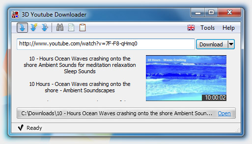 3D Youtube Downloader 1.20.1 + Batch 2.12.17 download the new version